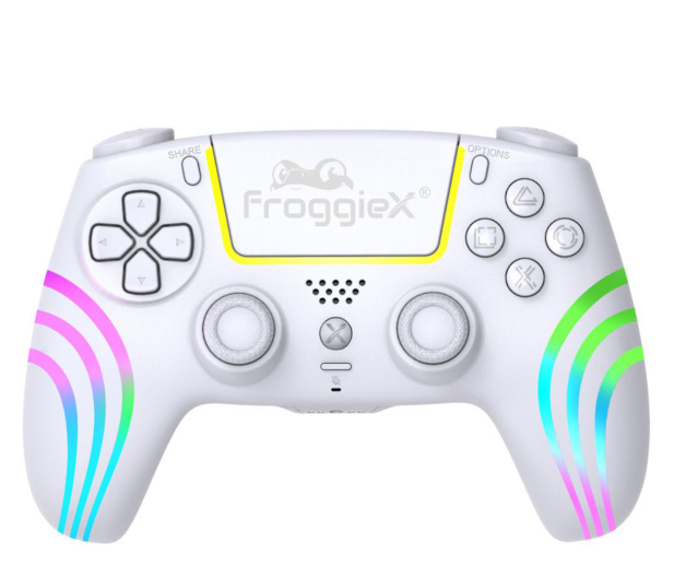 FroggieX Kontroler FX-P5-GP2-W do PS5 Bezprzewodowy Biały - 1455819 - zdjęcie